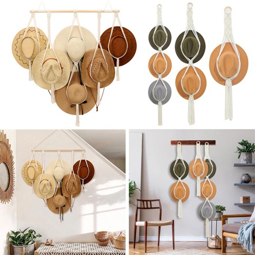 Hand woven macrame - macrame, display