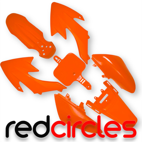 Orange crf50 style pit - orange,