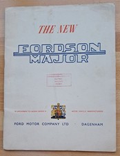 Original Fordson Major Sales Brochure 