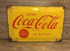 Coca Cola Large Metal Sign