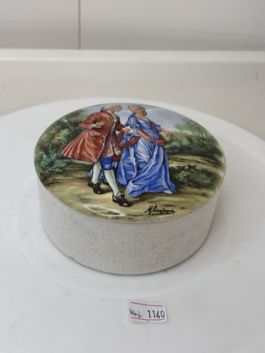 Reproduction prattware pot lid - prattware,