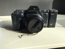Ricoh XR-X 35mm Film Camera + Rikenon 35mm-70mm Lens + Speedlite PX