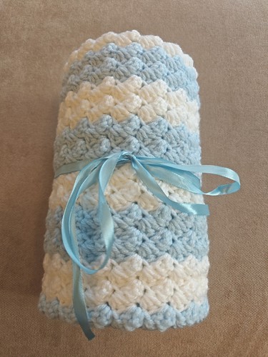 Handmade baby crochet blanket - baby,