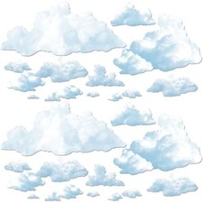 Fluffy Clouds Backdrop Scene