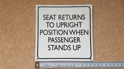 Seat returns upright when - upright,