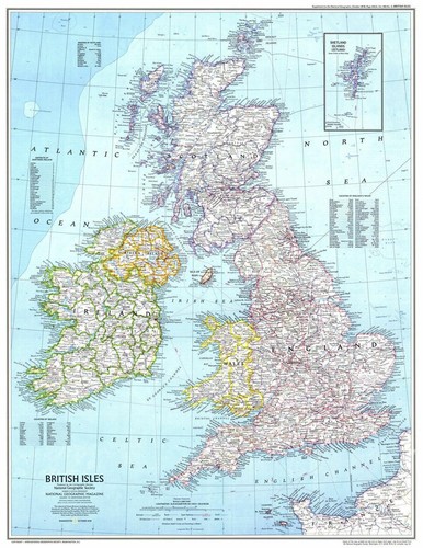 Great britain map - map,