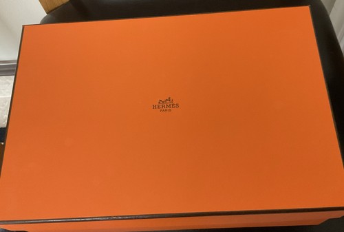 Hermes paris orange empty - paris,