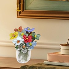 Glass Flower Bouquet with