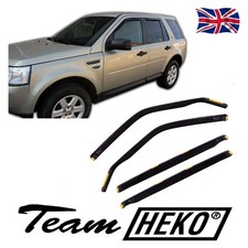 Heko Wind Deflectors For Land Rover Freelander Mk2 2007-2017 Tinted