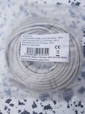 White RJ45 Network Ethernet Cable Cat5e LAN UTP Patch Internet Lead 20m Lot