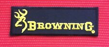 BROWNING PISTOL SHOTGUN RIFLE GUN MILITARY FIREARMS SPORT IRON SEW ON PATCH