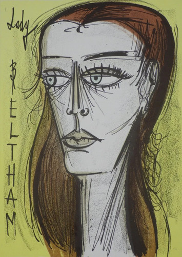 Bernard buffet lady beltham - bernard, buffet: