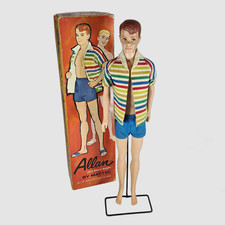 Vintage Barbie Ken's Friend Allan 1964 Doll Boxed Excellent Condition