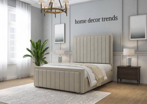 New panel ottoman bed - new, frame