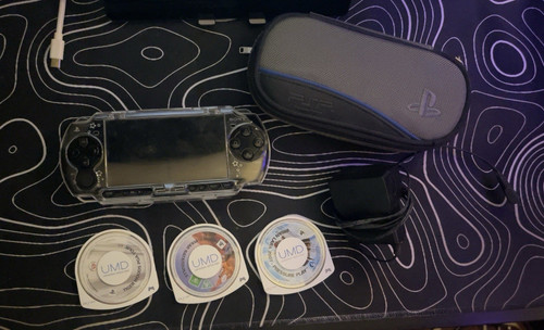 Sony psp 2000 black handheld - psp,