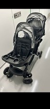 Graco Stadium Duo Tandem Twin Seat Buggy Stroller Pushchair - Black / Grey