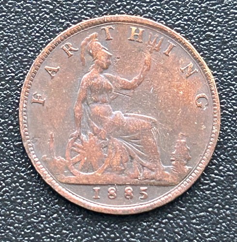 1885 farthing coin victoria - farthing,