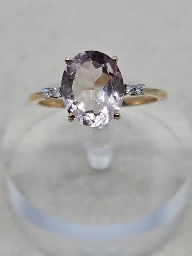 9kt gold galileia morganite - morganite, &