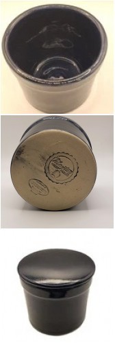 Vtg blue stoneware maytag - vtg,