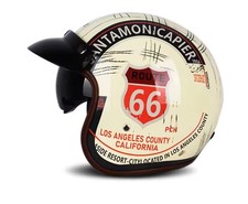 Motorcycle Helmet Retro Cafe