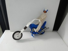 Vintage Evel Kenevil Chopper Bike And Figure By Ideal Toys 1975