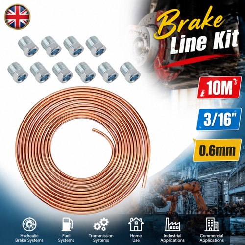10m copper brake pipe hose - 10m,