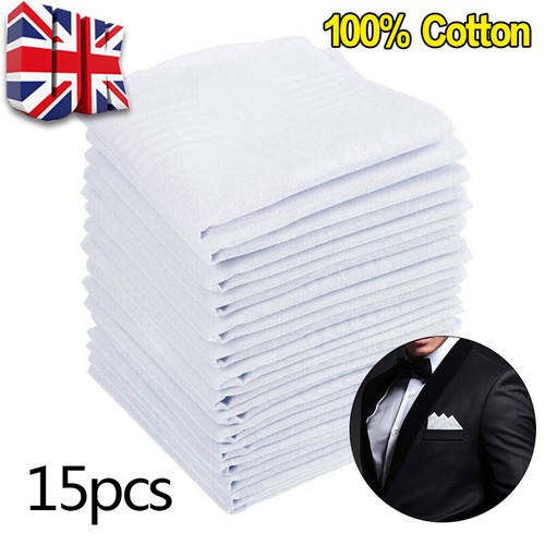 15x mens large white square - large,