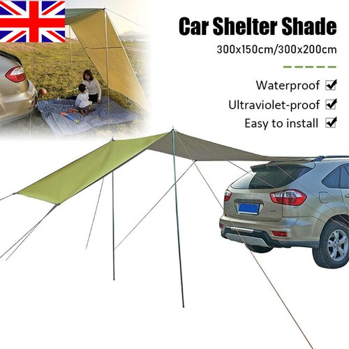 Car awning shelter - shelter, portable