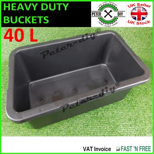 40l plastic buckets - heavy, duty