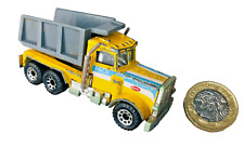 Toy Car Dump Truck Peterbilt 1981 Matchbox Yellow Vintage ra
