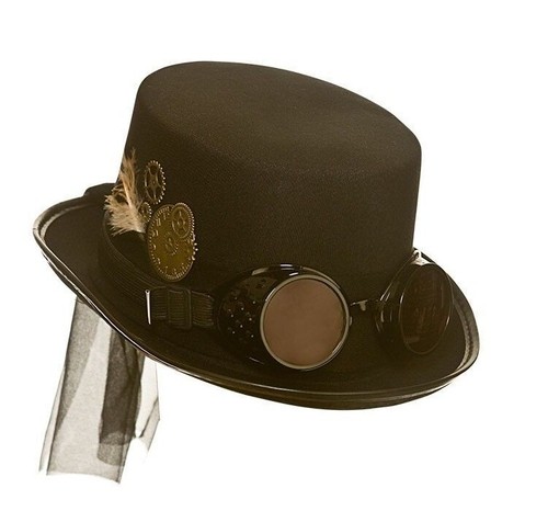 Steampunk hat with - steampunk,