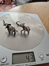 2 x Vintage Silver Italian