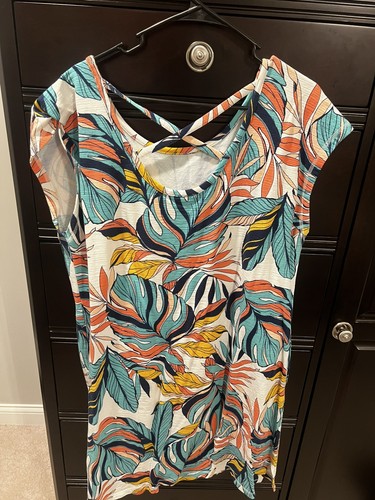 Talbots tropical print dress - tropical,