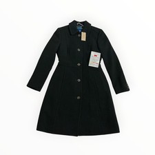 J Crew Lady Day Coat Black 0P
