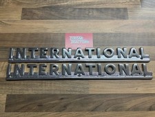 International McCormick B250 B275 B414 3042024R1 IH 16’’ Long Side Chrome Badge
