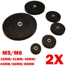 2x For M5/M6 22-88mm Round