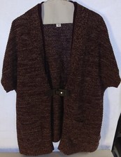 CJ Banks Wine Knit 1X Women's