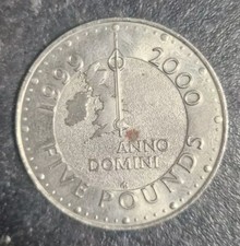 FIVE 5 POUND COIN MILLENNIUM