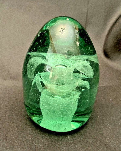 Victorian green glass dump - green,
