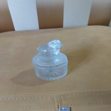 Vintage French Clear Glass