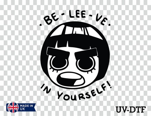 Rock lee dtf sticker - uv,