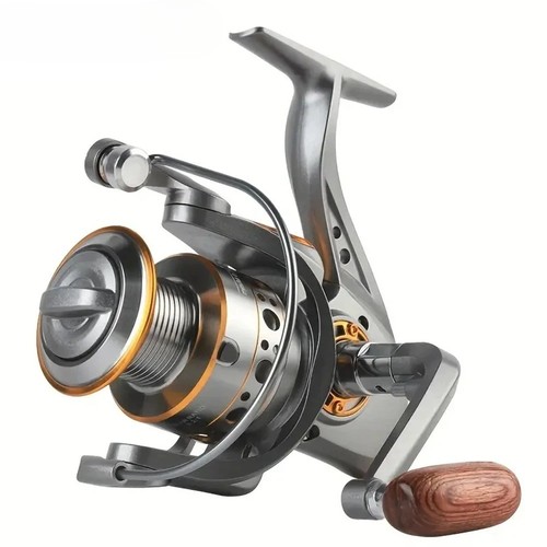 Metallic spinning reel 3bb - metallic,