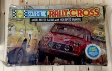 Scalextric VINTAGE C579 RALLY CROSS BOXED SET WITH CARS X2 (RARE)