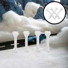  4 Pcs Roman Pillar Statue Architecture Model Materials Greek Table Decor