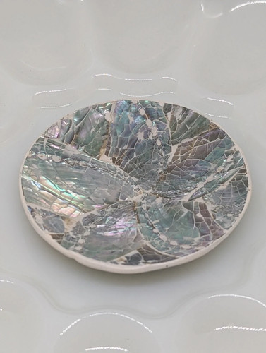 Mosaic abalone shell