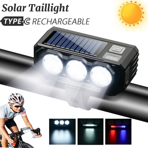 Solar front lights bike - lights,
