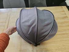 iCandy Lime carrycot hood / Canopy In Grey. Damaged Fastener