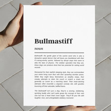 Bullmastiff Funny Definition