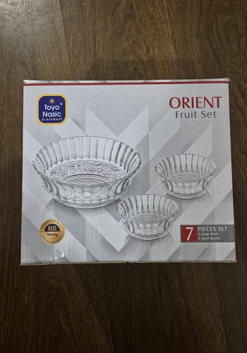Glass dessert custard bowls - glass,