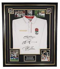 Martin Johnson Jonny Wilkinson Jason Robinson 2003 Signed England Rugby shirt